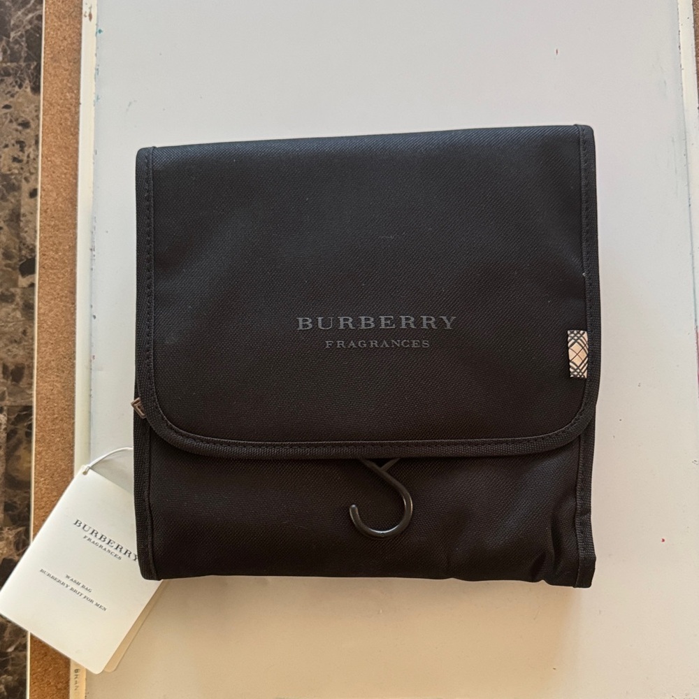 Burberry Fragrances Black Toiletry ( Wash) Bag for Men